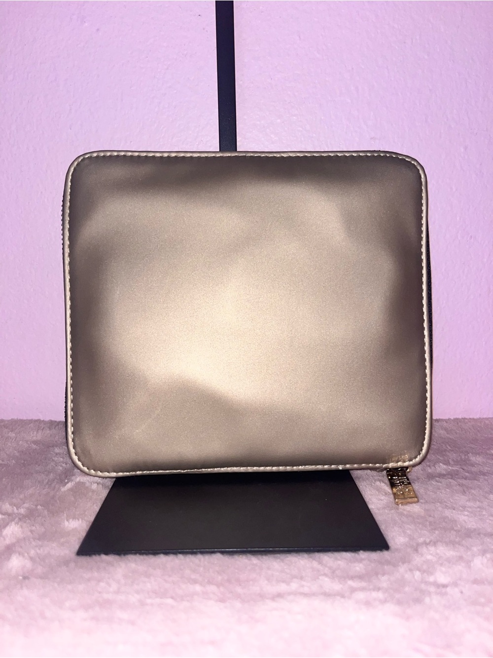 Versace Perfums Black Tote with Gold Greek Key Straps - Picture 4 of 4